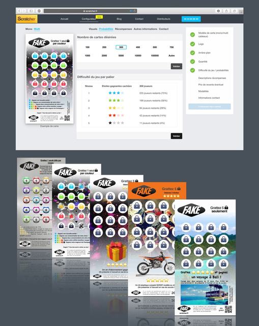 Scratcher despliega su servicio de impresión de tarjetas de rasca y gana único en Francia.