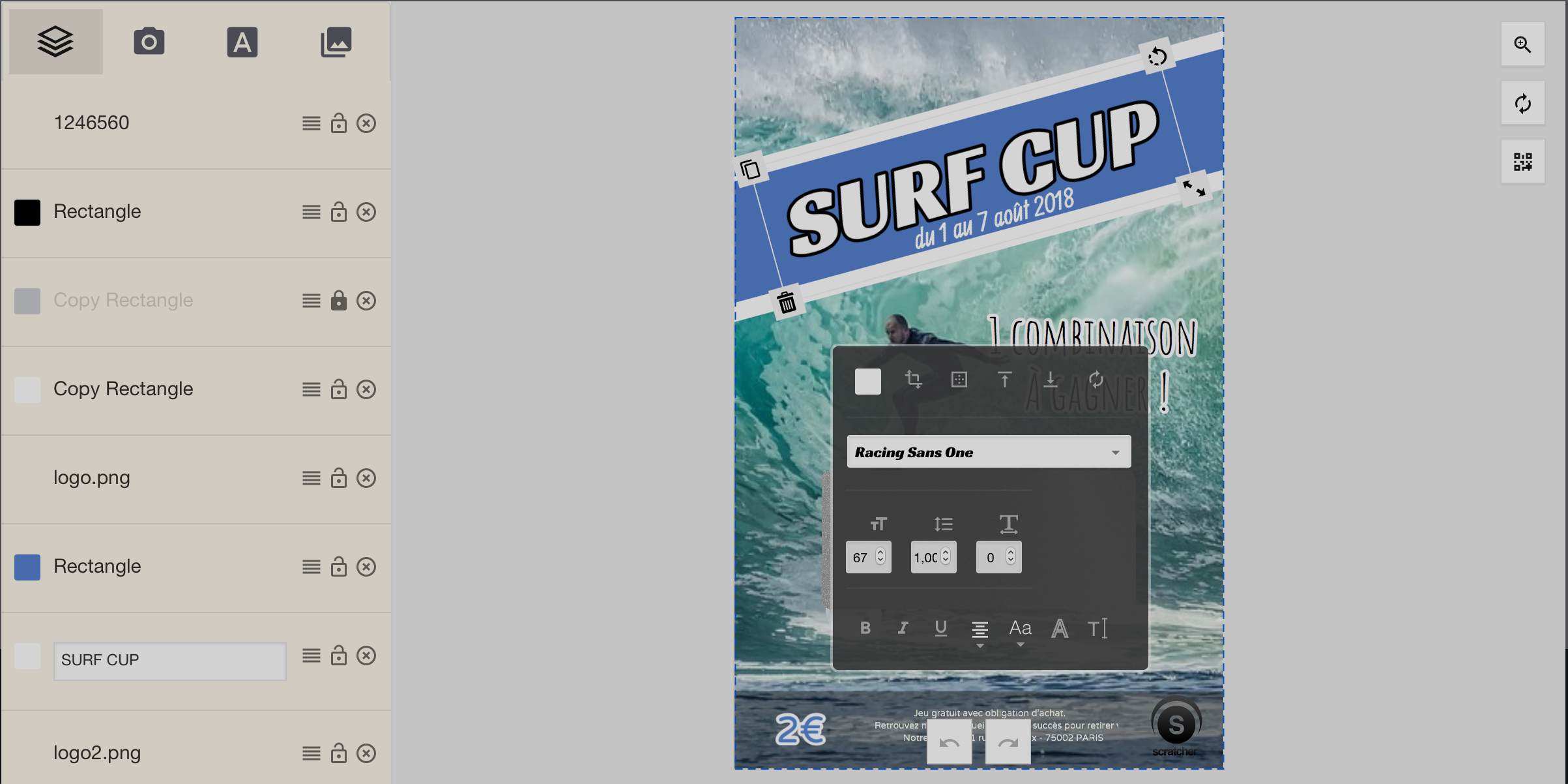 Organizar una hermosa tombola para una asociación o una escuela es una forma práctica y festiva de recaudar fondos. Para una organización simplificada, ¿has pensado en crear tu propio boleto de tombola para rascar? ¡Un procedimiento que te ahorra las etapas de venta del boleto de origen y del clásico sorteo. Sin embargo, el azar sigue siendo parte de ello! Organizar una hermosa tombola para una asociación o una escuela es una forma práctica y festiva de recaudar fondos. Para una organización simplificada, ¿has pensado en crear tu propio boleto de tombola para rascar? ¡Un procedimiento que te ahorra las etapas de venta del boleto de origen y del clásico sorteo. Sin embargo, el azar sigue siendo parte de ello!