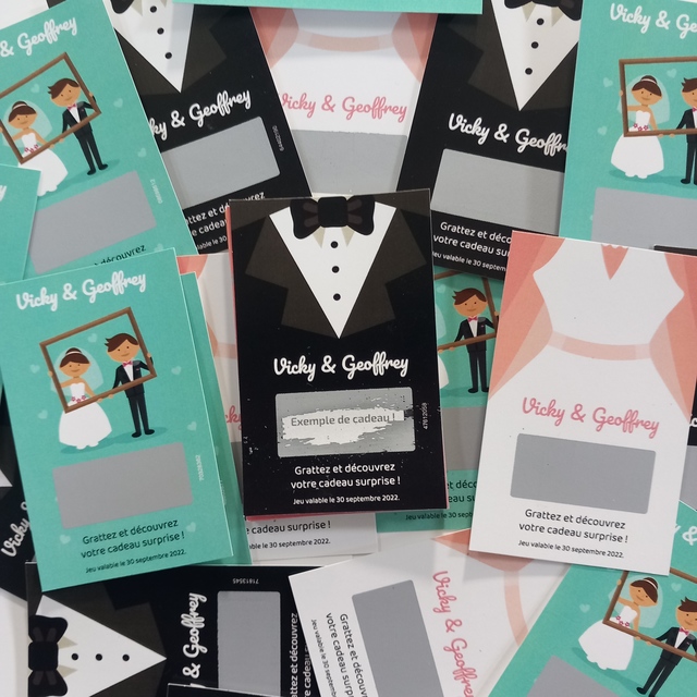 El juego de rasca y gana para una celebración exitosa de bodas